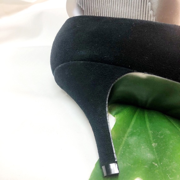 EUC Steve Madden Pinelope Suede Black pumps 7.5 - Picture 5 of 7